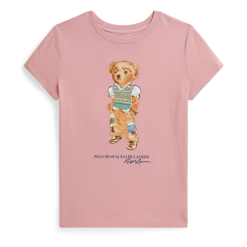 T-shirt Ours Polo 7-16ans-Polo Ralph Lauren-Rose-S-RLA-313B20033001-CLÉMENT