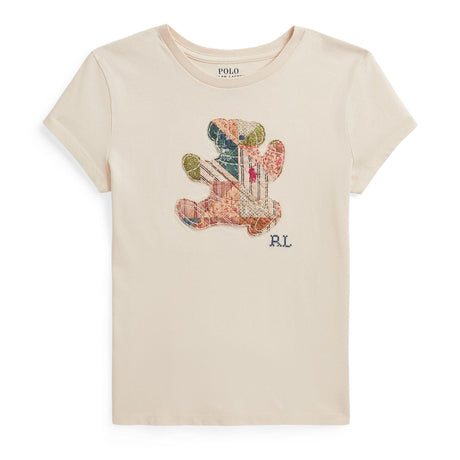 T-shirt Ours Courtepointe 7-16ans-Polo Ralph Lauren-Ivoire-S-RLA-313B20034001-CLÉMENT