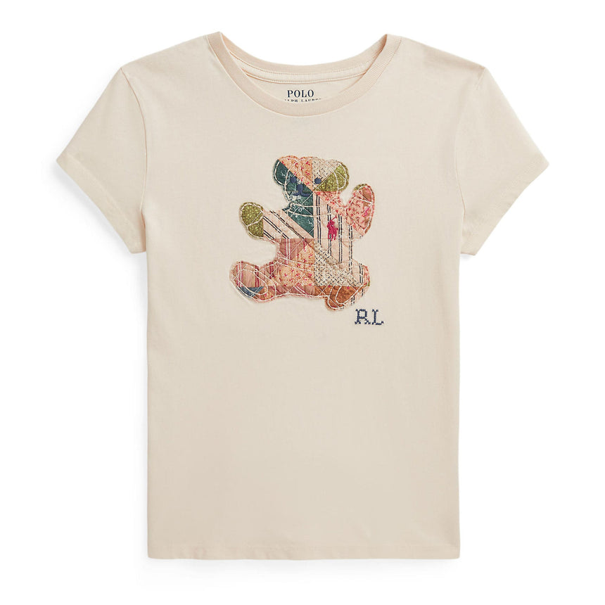 T-shirt Ours Courtepointe 7-16ans-Polo Ralph Lauren-Ivoire-S-RLA-313B20034001-CLÉMENT
