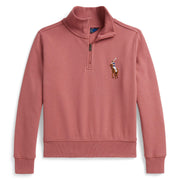 Gilet Ouaté Demi Zip Polo 7-16ans-Polo Ralph Lauren-Rose-S-RLA-313B26295002-CLÉMENT