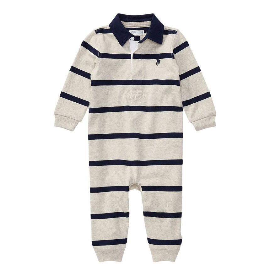 Combi Rayée Rugby Nouvea-Né-12mois-Polo Ralph Lauren-Gris-Nouveau-né-RLA-320512760004-CLÉMENT