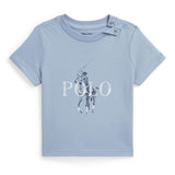 T-shirt Polo 6-24mois-Polo Ralph Lauren-Bleu-6 m-RLA-320A12260003-CLÉMENT