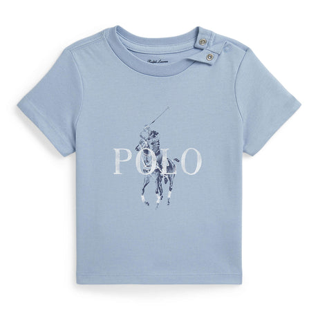 T-shirt Polo 6-24mois-Polo Ralph Lauren-Bleu-6 m-RLA-320A12260003-CLÉMENT