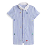 Combinaison Oxford 6-12mois-Polo Ralph Lauren-Bleu-6 m-RLA-320B14057001-CLÉMENT