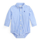 Cache-couche Chemise 6-24mois-Polo Ralph Lauren-Bleu-6 m-RLA-320B14080001-CLÉMENT