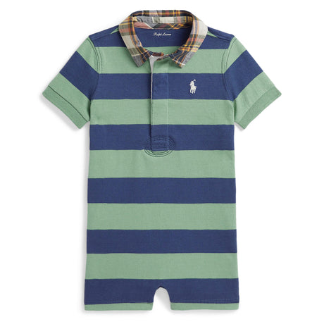 Combi Polo Rayée 6-12mois-Polo Ralph Lauren-Marine-6 m-RLA-320B18448001-CLÉMENT