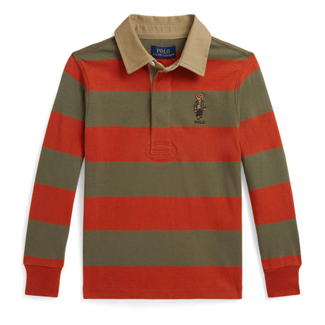 Polo Rayé Rugby 2-6ans-Polo Ralph Lauren-Orange-2-RLA-322B27278001-CLÉMENT