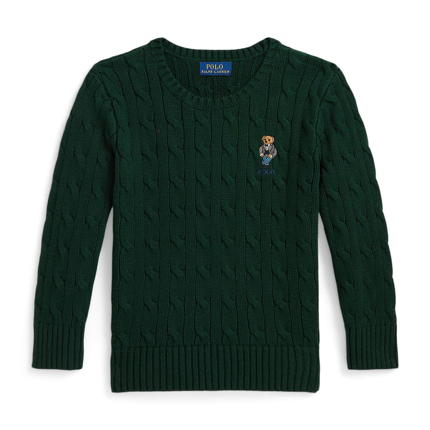 Pull Tricot Ours Polo 2-6ans-Polo Ralph Lauren-Forêt-2-RLA-322B29196001-CLÉMENT