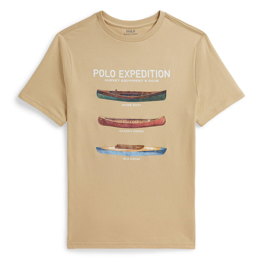 T-shirt Expedition Polo 8-16ans-Polo Ralph Lauren-Beige-S-RLA-323B18305001-CLÉMENT