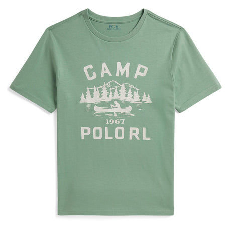 T-shirt Camp Polo Rl 8-16ans-Polo Ralph Lauren-Menthe-S-RLA-323B18468001-CLÉMENT