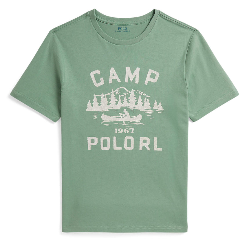 T-shirt Camp Polo Rl 8-16ans-Polo Ralph Lauren-Menthe-S-RLA-323B18468001-CLÉMENT