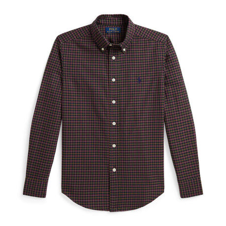 Chemise Oxford Carreaux 8-16ans-Polo Ralph Lauren-Forêt-S-RLA-323B24624001-CLÉMENT