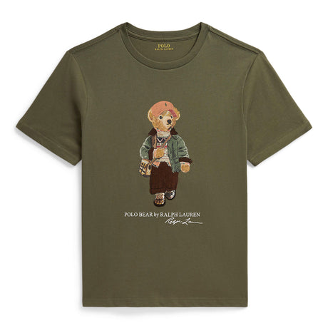 T-shirt Ours Polo 8-16ans-Polo Ralph Lauren-Olive-S-RLA-323B27282001-CLÉMENT