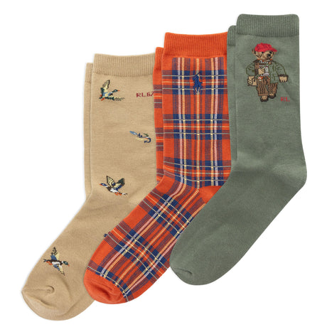 Bas (3) Ours Plein Air Pointures 4-11-Polo Ralph Lauren-Olive-4-7-RLB-B61523BPK-CLÉMENT
