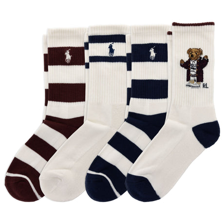 Bas (3) Ours Varsity Pointures 4-11-Polo Ralph Lauren-Blanc-4-7-RLB-B61528BPK-CLÉMENT