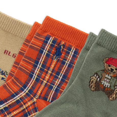 Bas (3) Outdoor Bear 6-24mois-Polo Ralph Lauren-RLB-B61530IPK-CLÉMENT