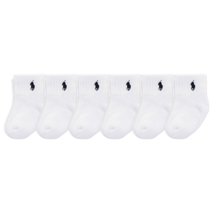Bas Antidérapants (6) 0-6mois-Polo Ralph Lauren-Blanc-0-6 m-RLB-B624130LPK-CLÉMENT