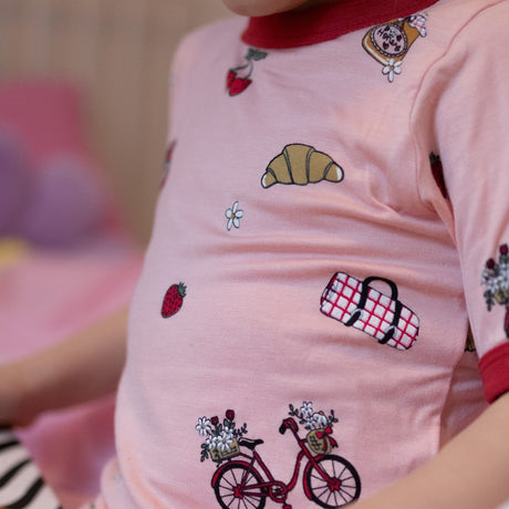 Pyjama Modal Pique-nique 2-14ans-Roche Ciseaux-ROO-T60208-CLÉMENT