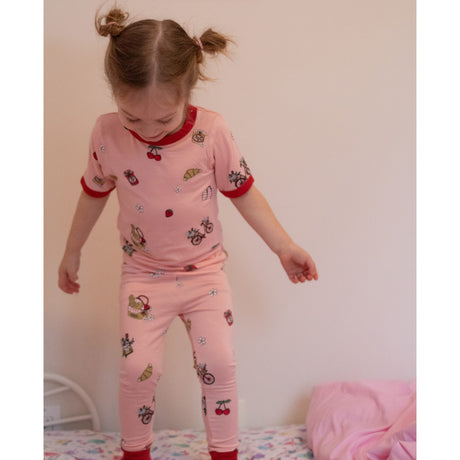 Pyjama Modal Pique-nique 2-14ans-Roche Ciseaux-ROO-T60208-CLÉMENT
