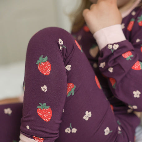Pyjama Fraises Modal 2-14ans-Roche Ciseaux-ROO-T61178-CLÉMENT