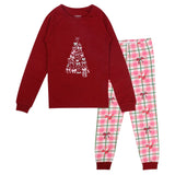 Pyjama Sapin Boucles 2-14ans-Roche Ciseaux-Bordeaux-2-ROO-T61238-CLÉMENT