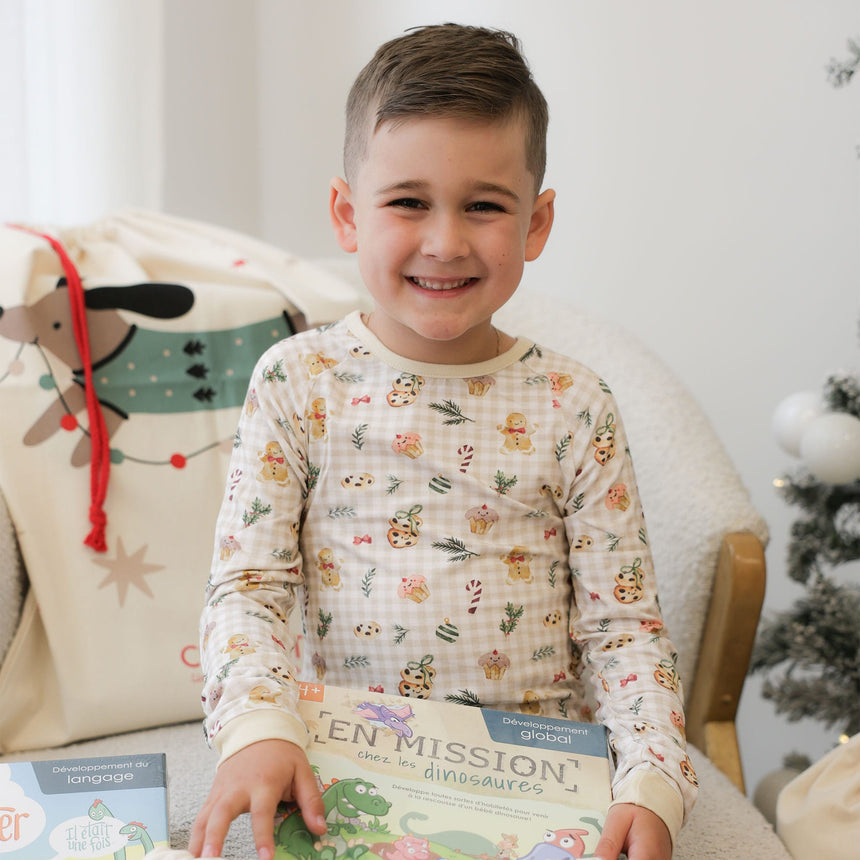 Pyjama Modal Pâtisseries 2-14ans-Roche Ciseaux-ROO-T61248-CLÉMENT
