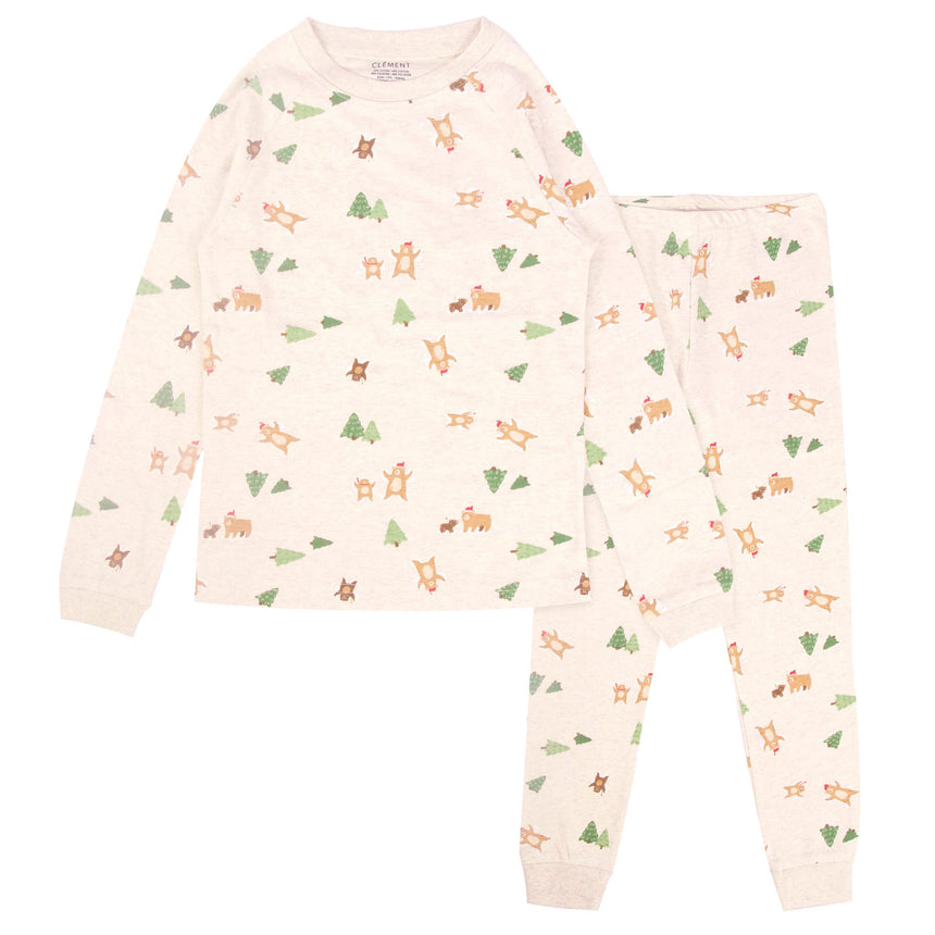 Pyjama Ours 2-14ans-Roche Ciseaux-Beige-2-ROO-T61268-CLÉMENT