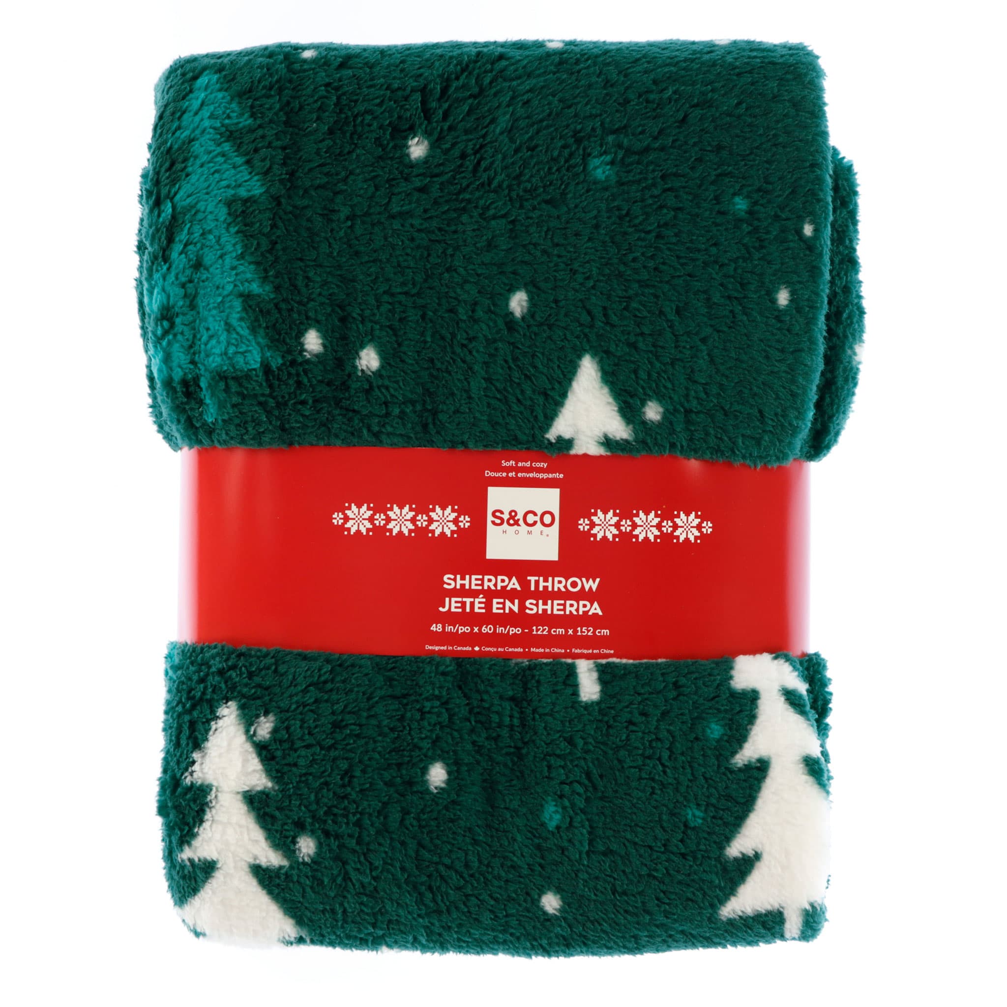 Couverture Peluche Sapin - SAFDIE & CO – CLÉMENT