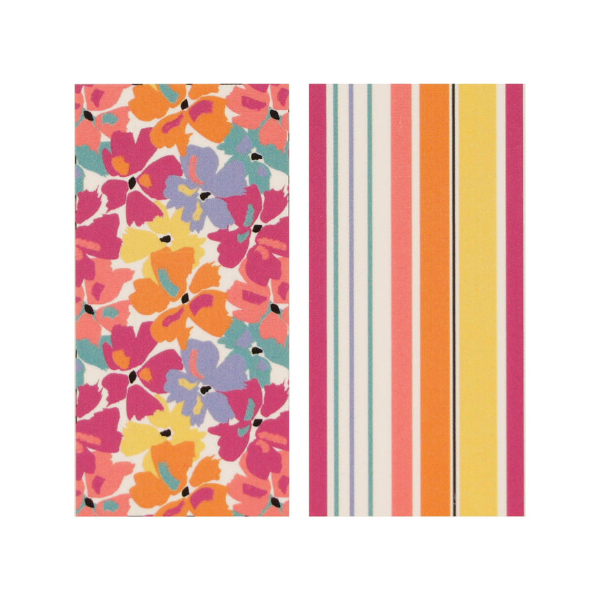 Serviettes (2) - Rayures Florales-SAFDIE & CO-SAE-79332-2S-03-CLÉMENT