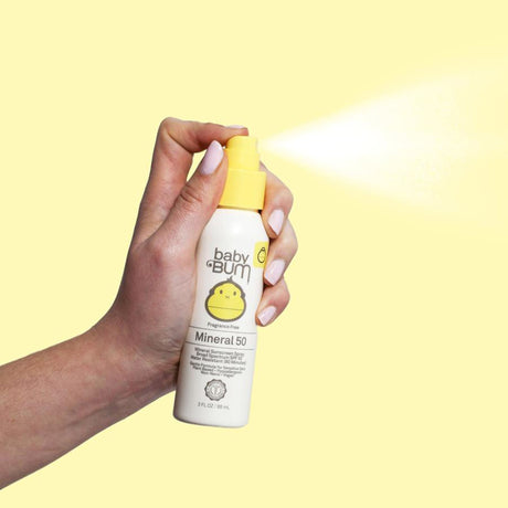 Crème Solaire Minéral Vaporisateur FPS 50 Sans Fragrance-Sunbum-SBU-35-52050-CLÉMENT