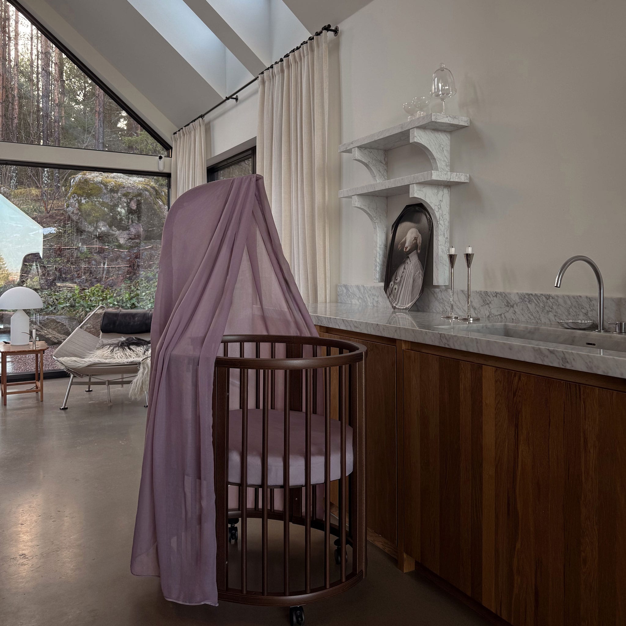 Mini Couchette Stokke® Sleepi™ V3 avec Matelas - Brun - Sleepi