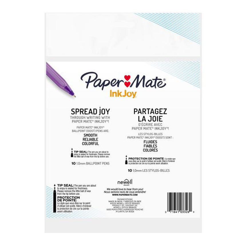 Stylo(10)bille 1.0mm Assortis-CLÉMENT-SHA-1782970-CLÉMENT