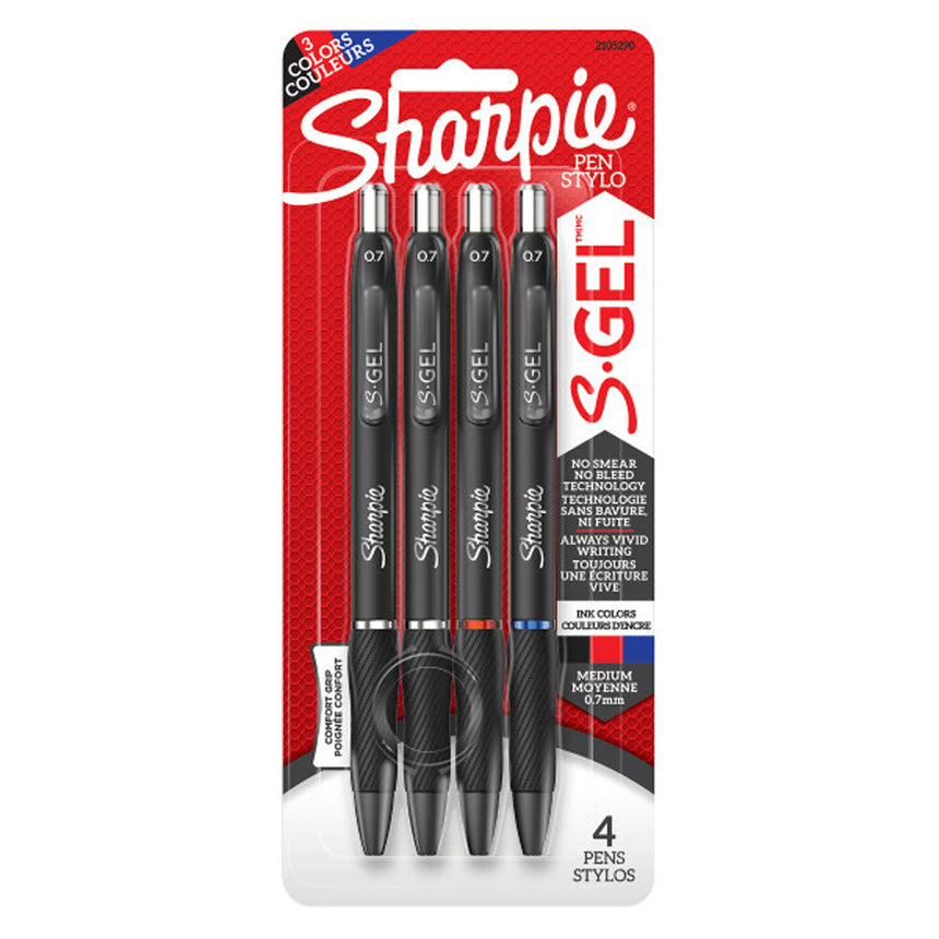 Stylos(4)gel Sharpie Assortis-CLÉMENT-SHA-2105290-CLÉMENT