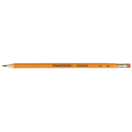 Crayons(24)hb Jaune Canadiana-CLÉMENT-SHA-7364022424-CLÉMENT