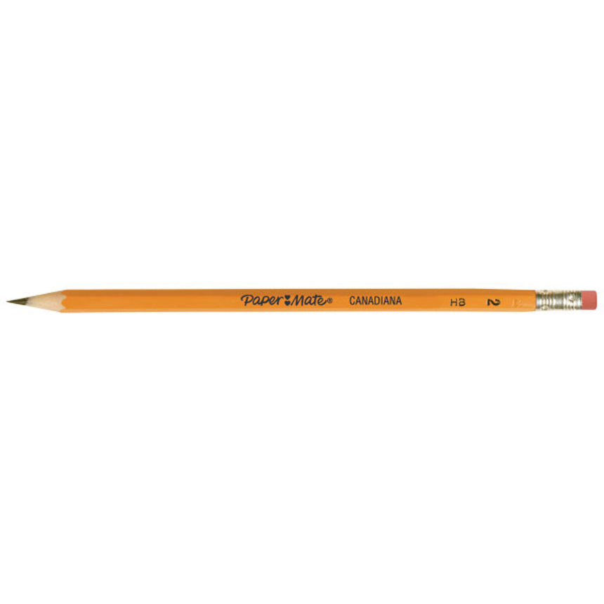 Crayons(24)hb Jaune Canadiana-CLÉMENT-SHA-7364022424-CLÉMENT