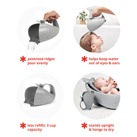 Seau Rinceur pour le Bain Baleine - Grise-Skip Hop-SKI-235052-CLÉMENT