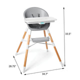 Chaise Haute 4-en-1 - Slate Bleu-Skip Hop-SKI-9O182310-CLÉMENT