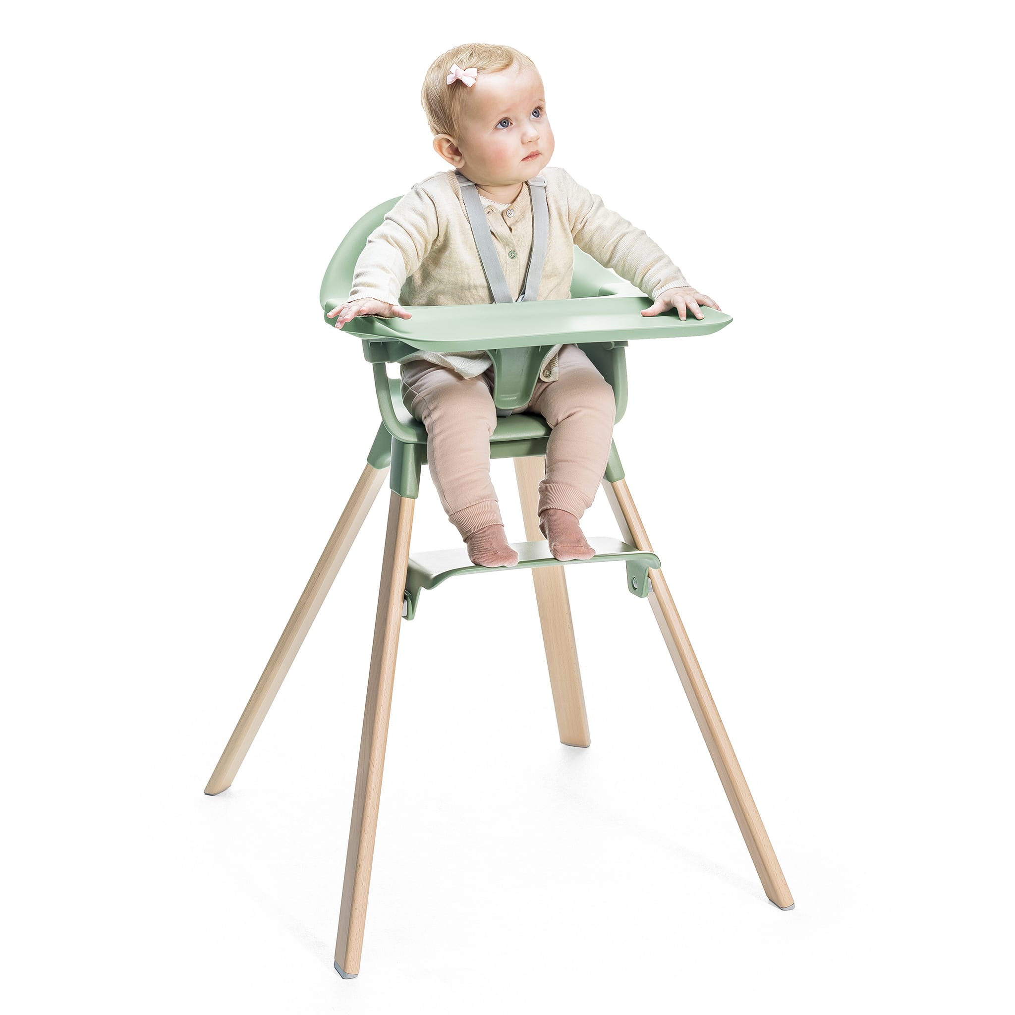 Chaise Haute Clikk - Blanc - Stokke – CLÉMENT