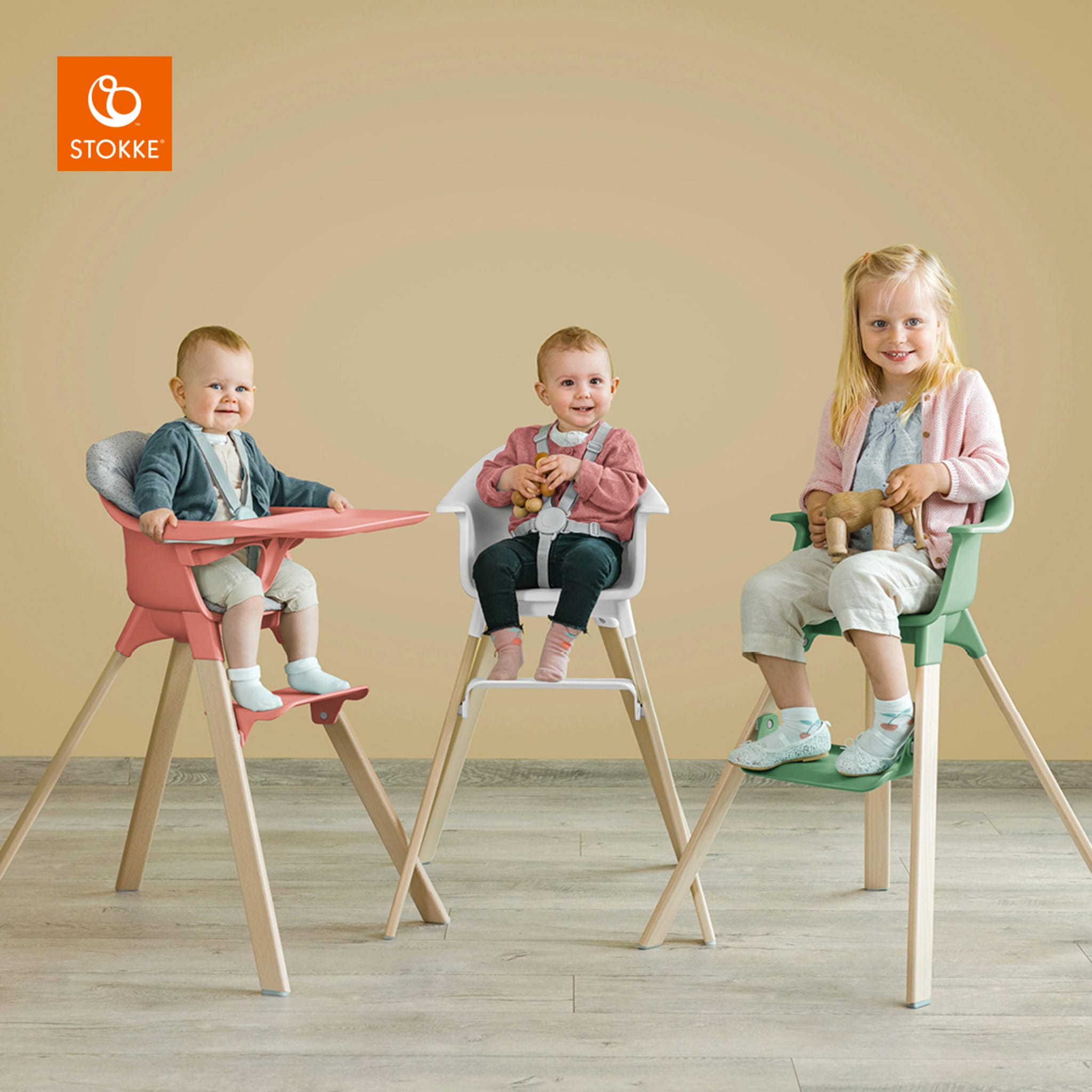 Chaise Haute Clikk - Blanc - Stokke – CLÉMENT