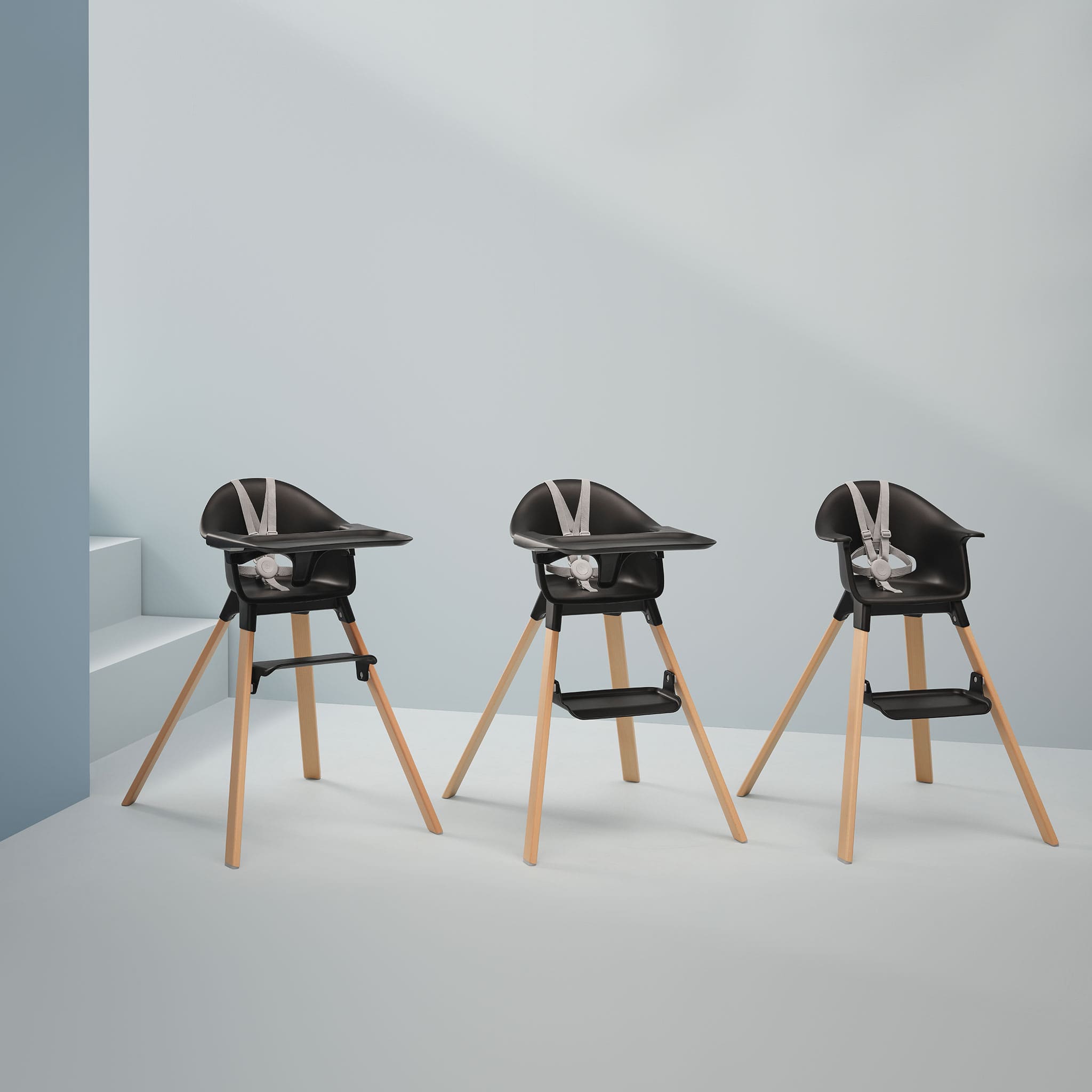 Clikk High Chair - Black – CLÉMENT