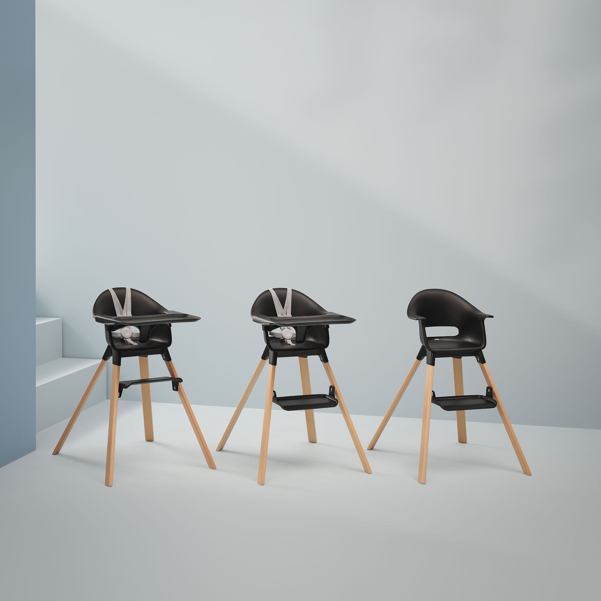 Chaise Haute Clikk ™ - Noir - Stokke – CLÉMENT