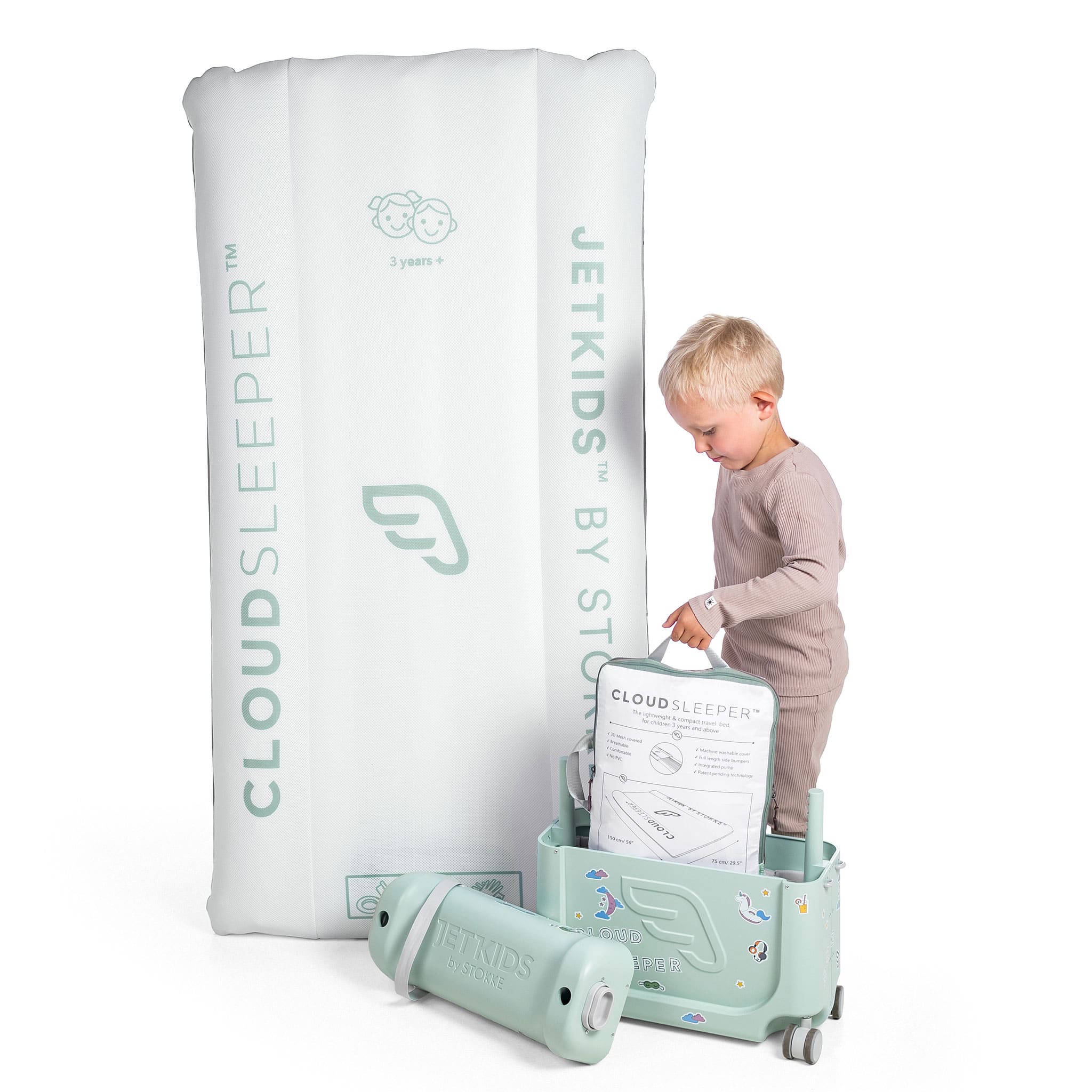 Cloudsleeper™ JetKids™ By Stokke® Inflatable Kids' Bed – CLÉMENT