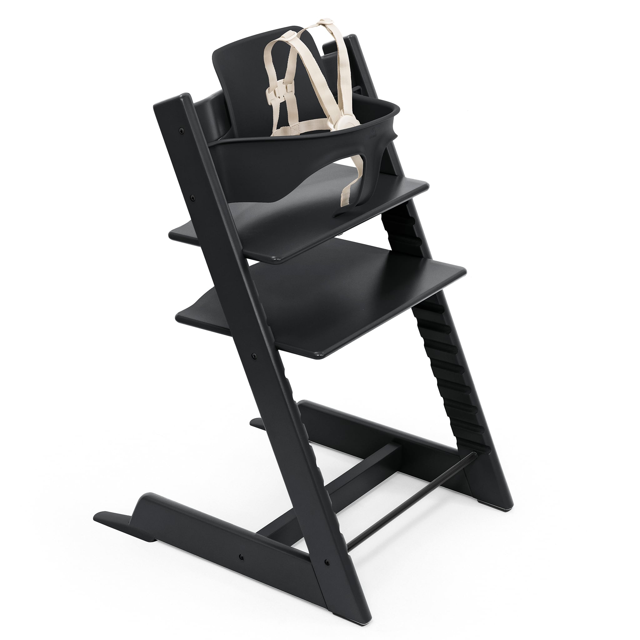 STOKKE TRIPP TRAPP No.4 黒 ブラック ベビーチェア Tripp Trapp® High Chair V2 - Black – CLÉMENT