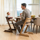 Chaise Haute Tripp Trapp® V2 + Coussin Gris avec Cabaret Stokke® Noir - Brun Chaud-Stokke-SKK-706800-CLÉMENT