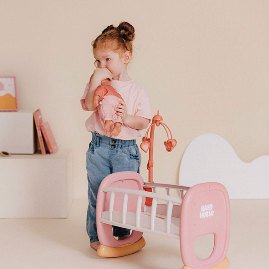 Lit à bascule Baby Nurse pour poupée-Smoby-SMO-892220390-CLÉMENT