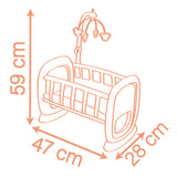 Lit à bascule Baby Nurse pour poupée-Smoby-SMO-892220390-CLÉMENT
