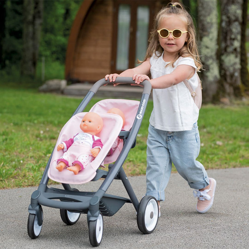 poussette double maxi-cosi Maxi-Cosi Poussette Jumeaux pour Poupée - Rose