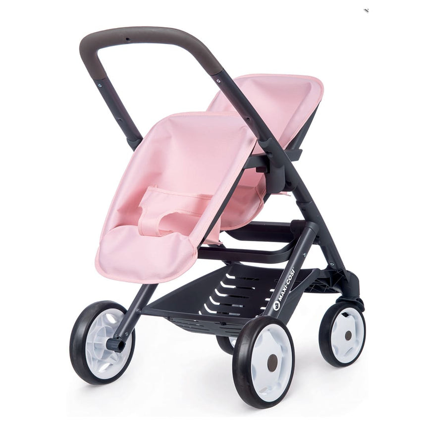 smoby maxi cosi Maxi-Cosi Poussette Jumeaux pour Poupée - Rose