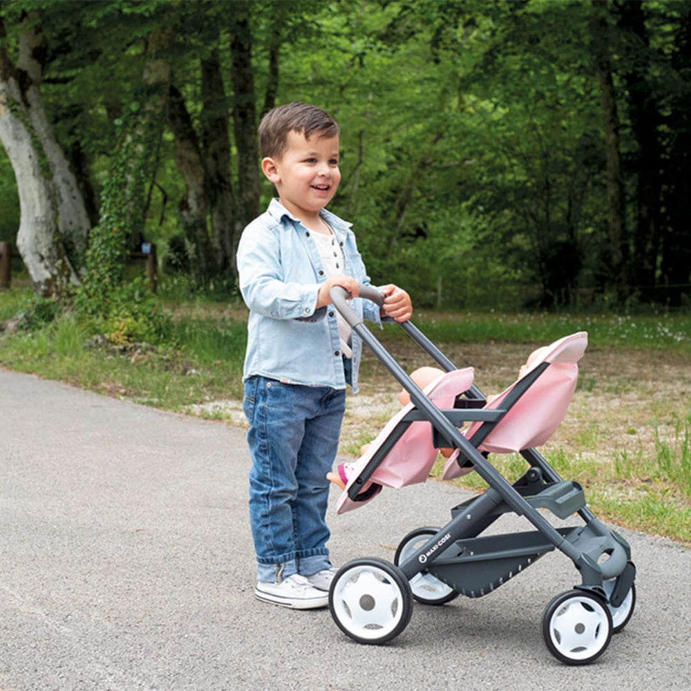 maxi cosi doll stroller Maxi-Cosi Poussette Jumeaux pour Poupée - Rose