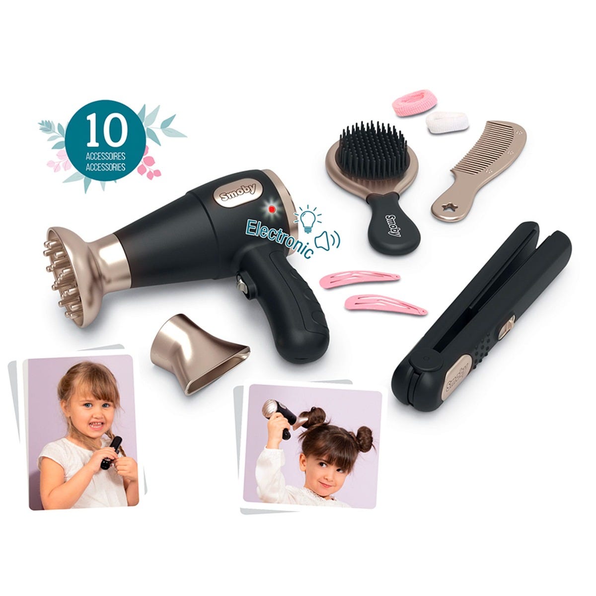 Coffret Coiffure (10 pièces) - Smoby – CLÉMENT